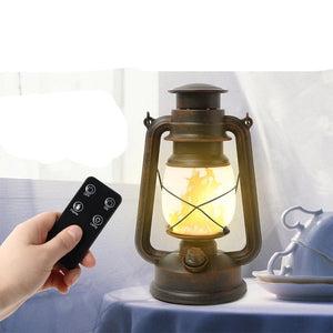 Classical LED Portable Remote Control Waterproof Flame Lamp