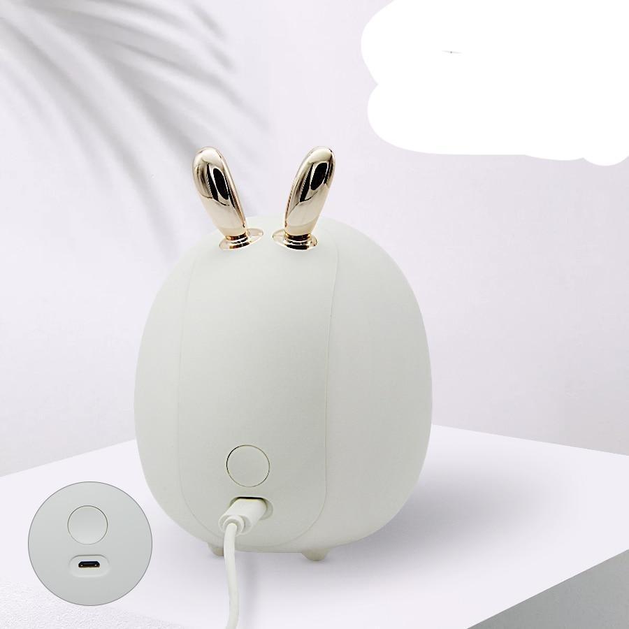 Deer Rabbit Silicone Animal Cartoon Lamp USB Rechargeable