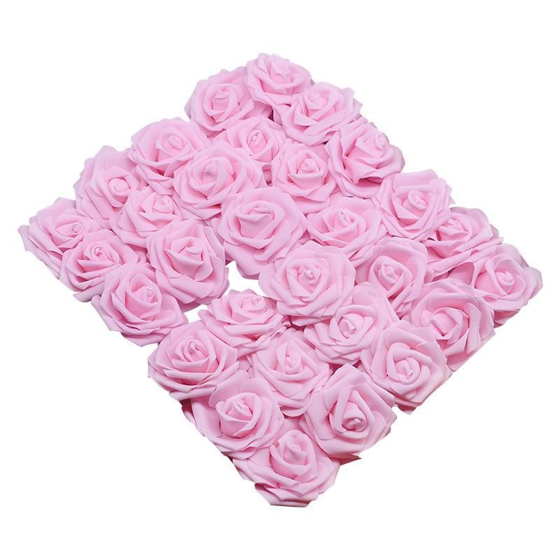 10/20/30Pcs 8CM PE Foam Rose Flowers Head for Home Decoration