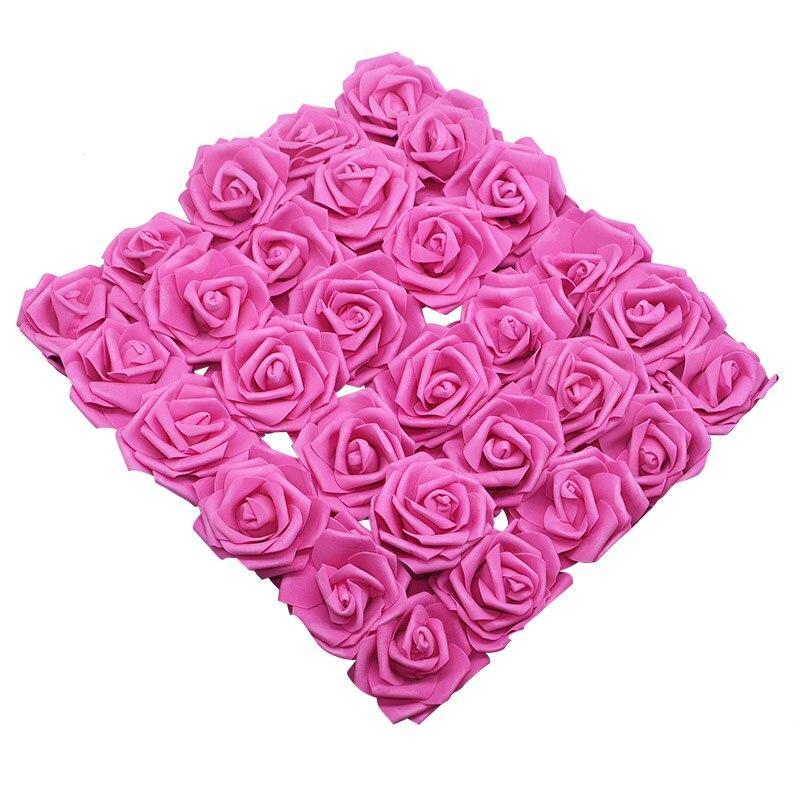 10/20/30Pcs 8CM PE Foam Rose Flowers Head for Home Decoration