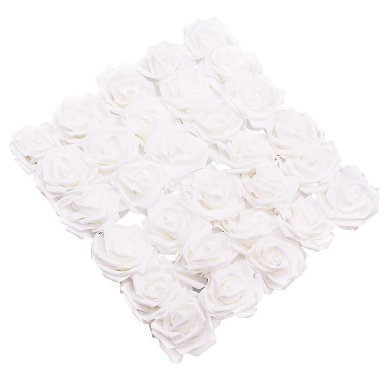 10/20/30Pcs 8CM PE Foam Rose Flowers Head for Home Decoration