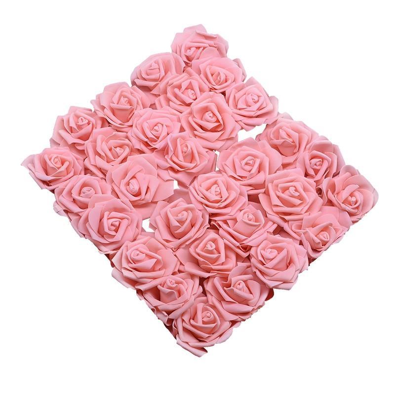 10/20/30Pcs 8CM PE Foam Rose Flowers Head for Home Decoration