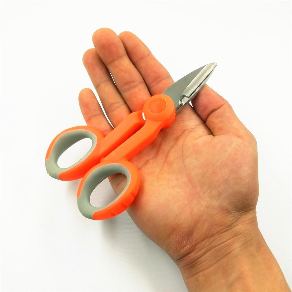 Hot Details about Fiber Cable Cutting / Kevlar Cutter Tools / Slip-resistant Scissors / Steel Electrician Scissors