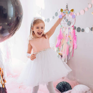 Large unicorn dream catcher Baby kids room decoration