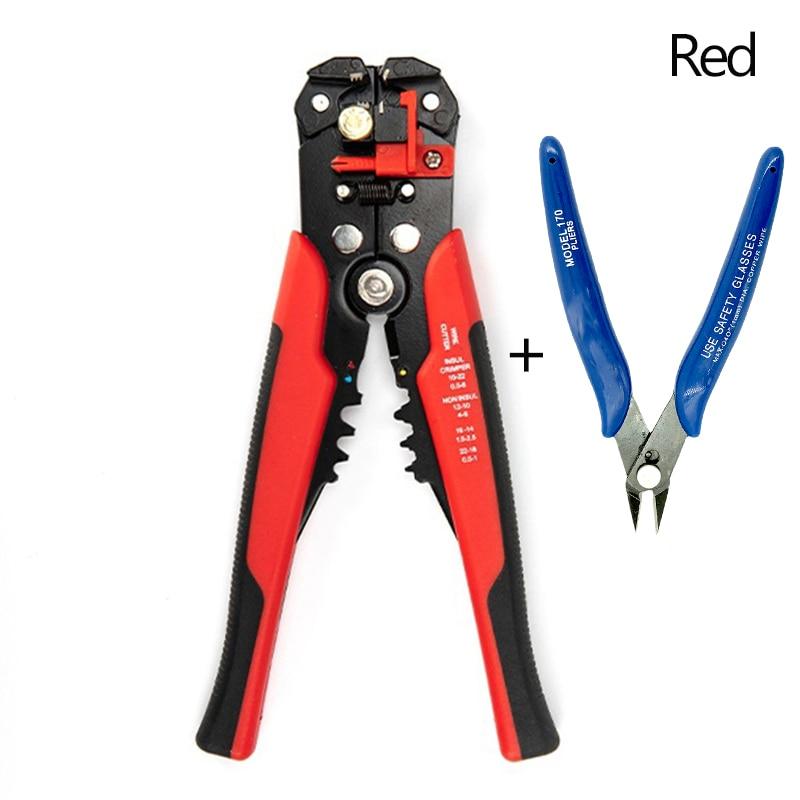 Pliers Wire Cutter Crimping Wire Automatic Stripper Multi-functional Peeling Tools Terminal Pliers 0.2-6.0mm Hand Tools