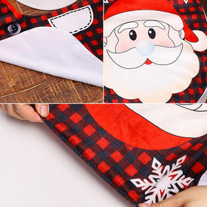 Santa Claus Rug Seat Bathroom Set Merry Christmas Decorations For Home