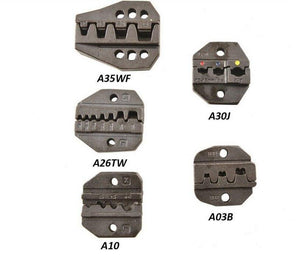 Wire Crimper Set Decrustation Engineering Ratchet Terminal Crimping Plier Hand Tool with Screwdriver 4 Spare Terminals