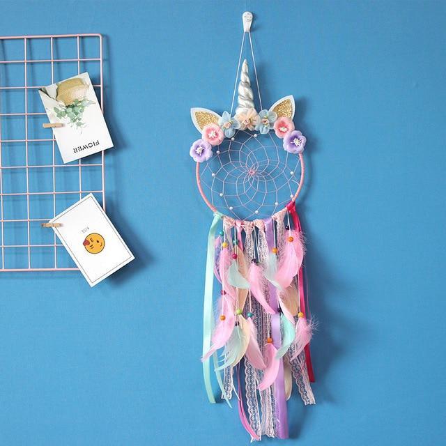 Large unicorn dream catcher Baby kids room decoration