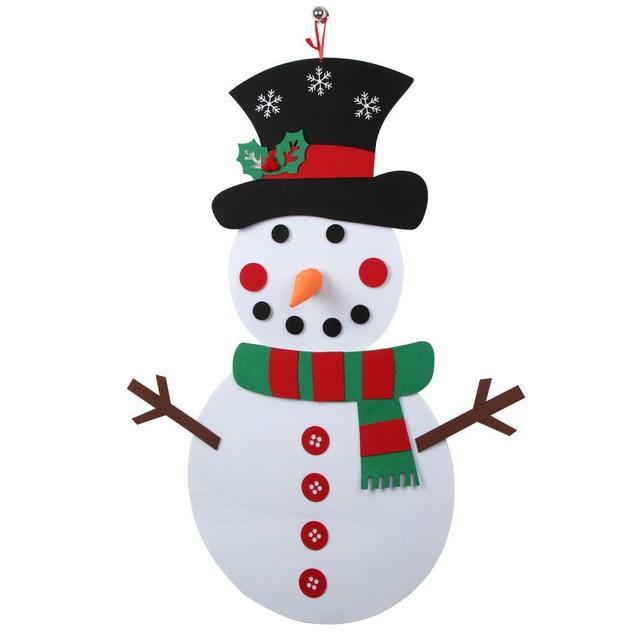 DIY Felt Snowman Toys Decoration