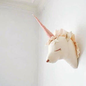 3D Animal Heads Elephant Unicorn Wall Hanging Decor