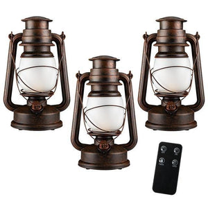 Classical LED Portable Remote Control Waterproof Flame Lamp