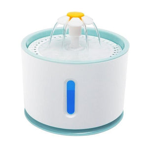 Automatic Cat Water Fountain LED Electric Mute Water Feeder