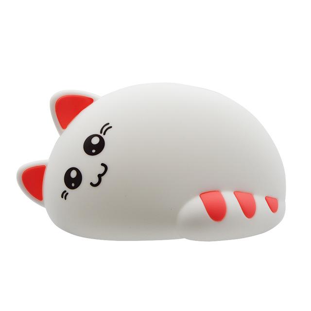 LED Cute Cat Rechargable Cartoon Lamp