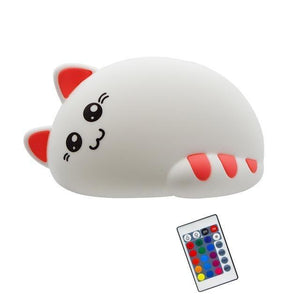 LED Cute Cat Rechargable Cartoon Lamp